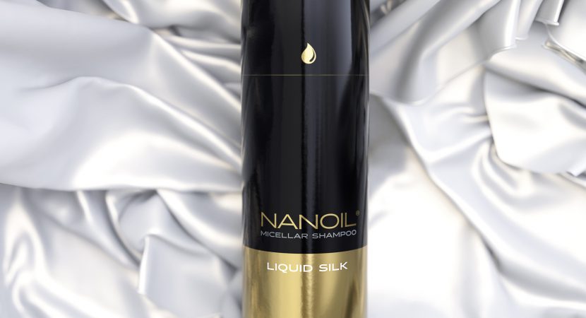shampoo capelli con seta liquida Nanoil